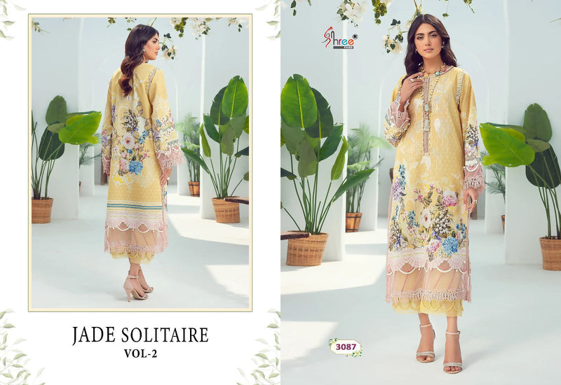 Shree Fabs Jade Solitaire Vol 2 Pure Cotton Print With Patch Embroidery Salwar Kameez