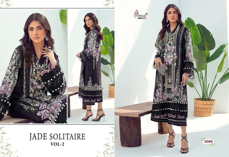 Shree Fabs Jade Solitaire Vol 2 Pure Cotton Print With Patch Embroidery Salwar Kameez