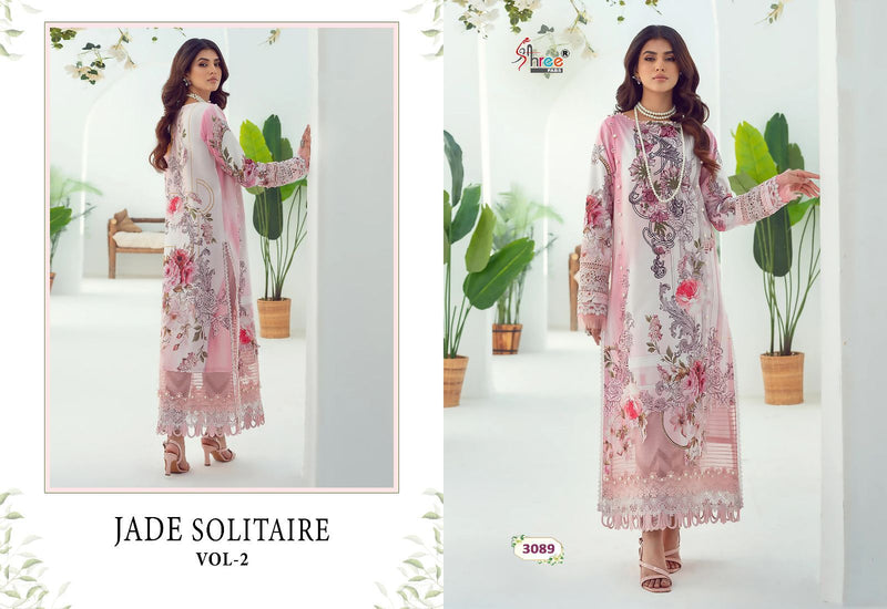 Shree Fabs Jade Solitaire Vol 2 Pure Cotton Print With Patch Embroidery Salwar Kameez