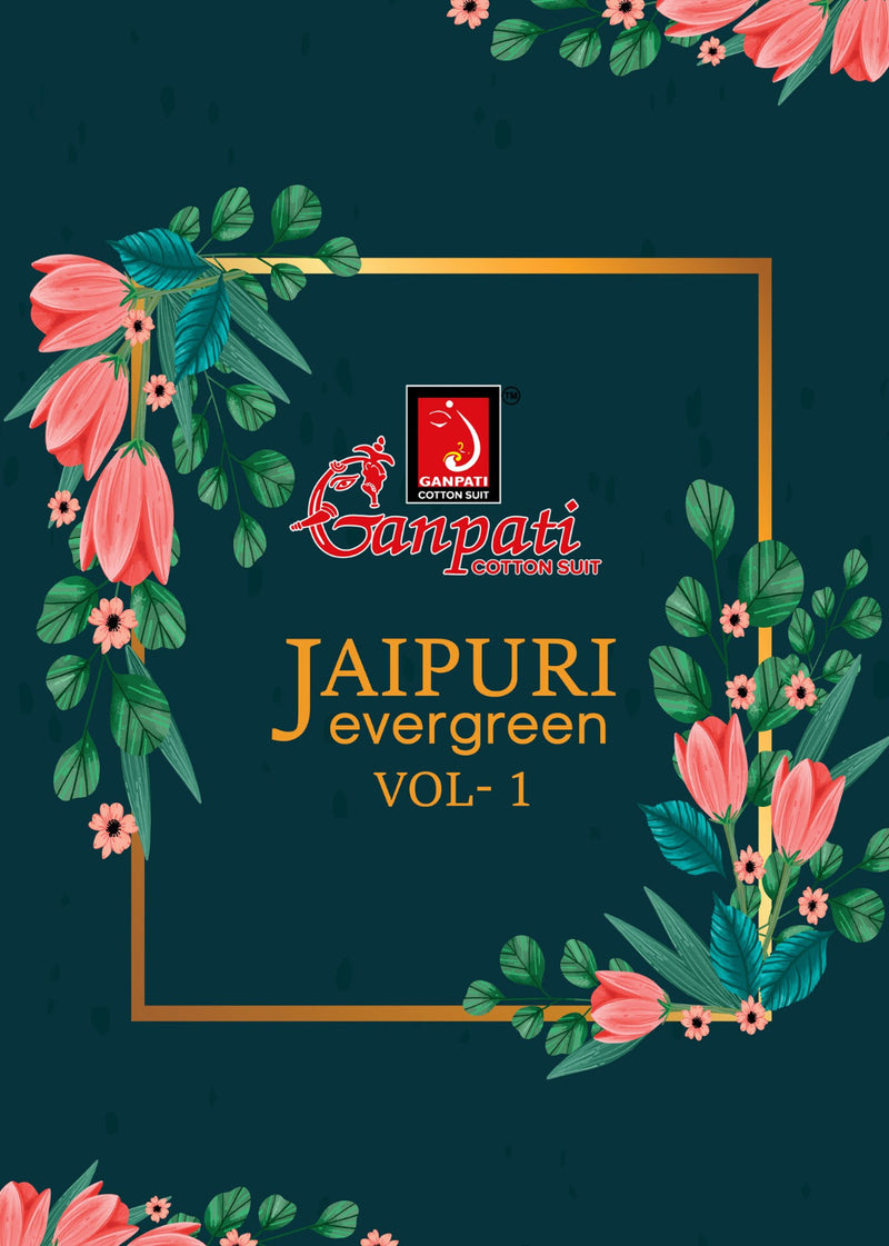 Ganpati Jaipuri Evergreen Vol 1 Cotton Printed Casual Wear Fancy Salwar Kameez