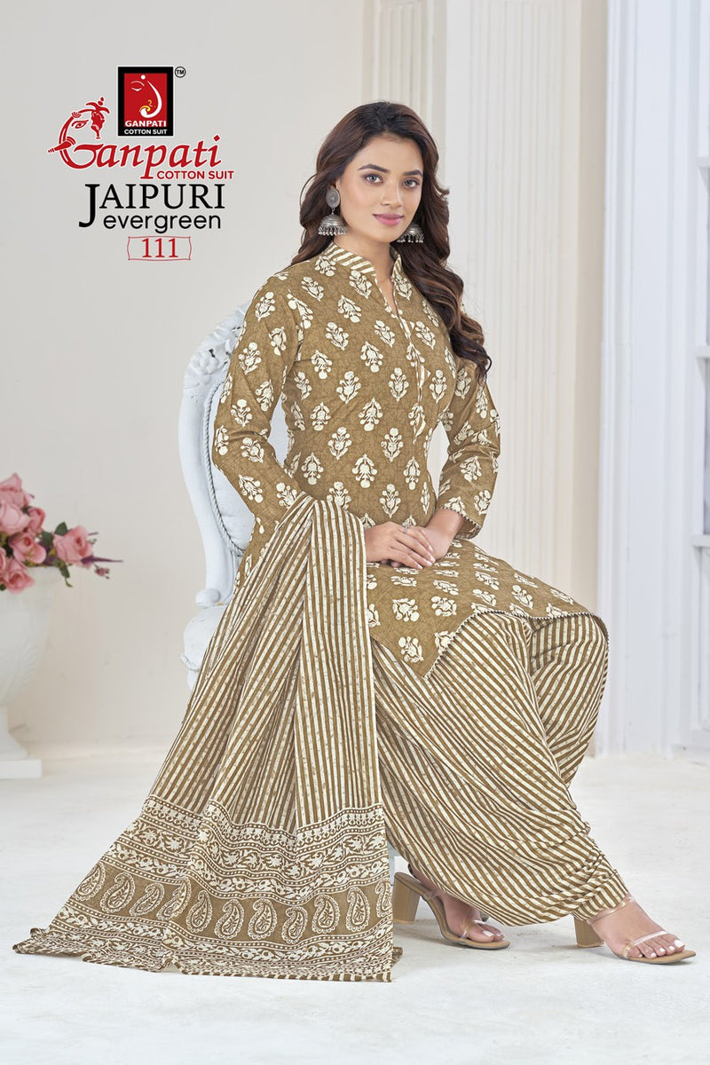 Ganpati Jaipuri Evergreen Vol 1 Cotton Printed Casual Wear Fancy Salwar Kameez