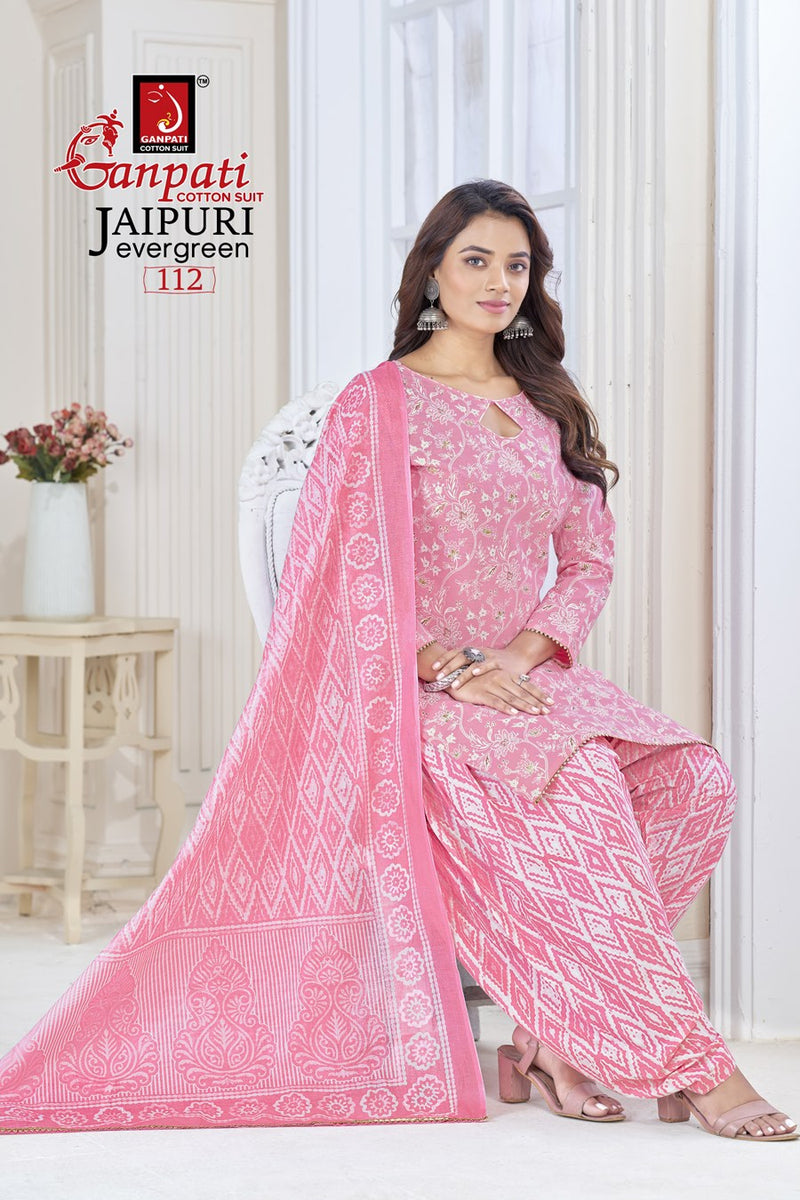 Ganpati Jaipuri Evergreen Vol 1 Cotton Printed Casual Wear Fancy Salwar Kameez