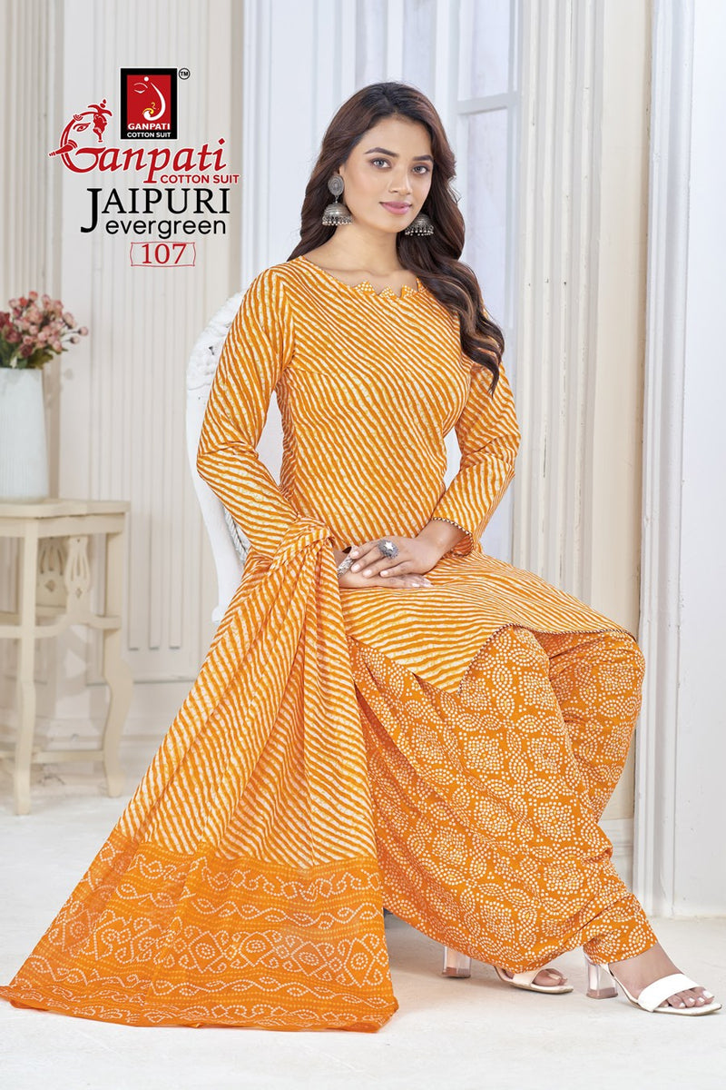 Ganpati Jaipuri Evergreen Vol 1 Cotton Printed Casual Wear Fancy Salwar Kameez