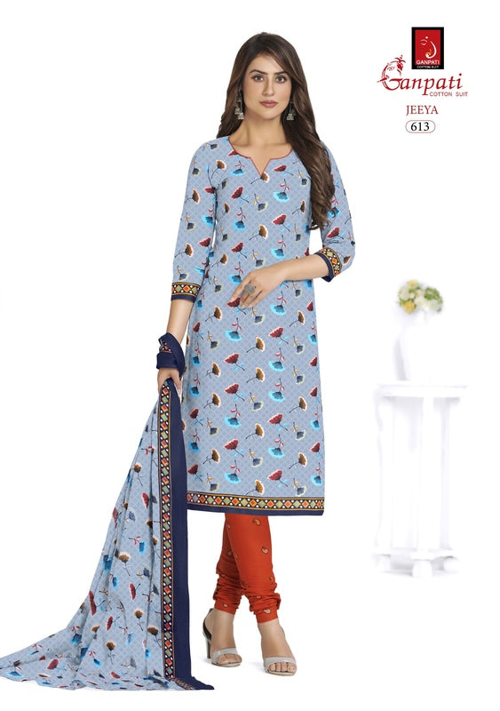 Ganpati Jeeya Vol 6 Cotton Printed Daily Wear Salwar Kameez