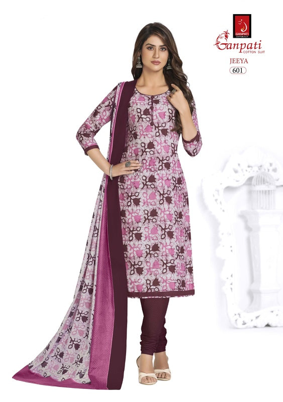 Ganpati Jeeya Vol 6 Cotton Printed Daily Wear Salwar Kameez