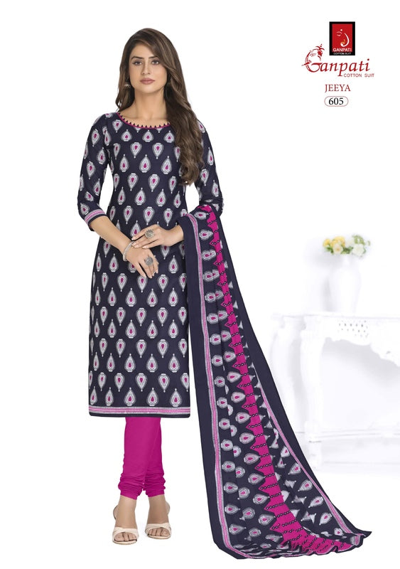 Ganpati Jeeya Vol 6 Cotton Printed Daily Wear Salwar Kameez