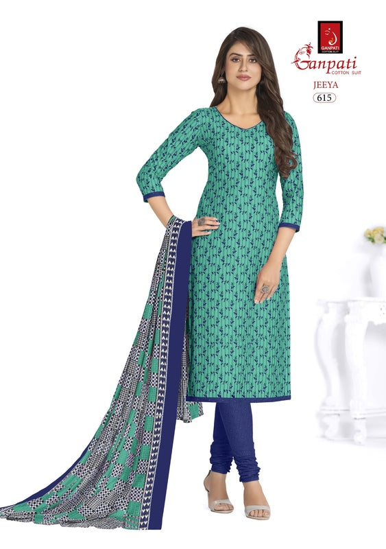 Ganpati Jeeya Vol 6 Cotton Printed Daily Wear Salwar Kameez