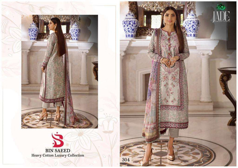 Jade Bin Saeed Heavy Cotton Luxury Collection Vol 3  Heavy Lawn Cotton Daily Wear Salwar Suit