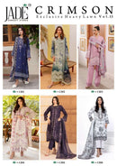 Jade Crimson Exclusive Heavy Lawn Collection Vol 13 Printed Designer Salwar Kameez