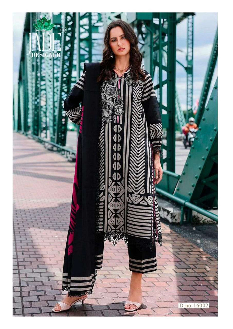 Jade Crimson Exclusive Heavy Lawn Collection Vol 16 Cambric Karachi Printed Suit