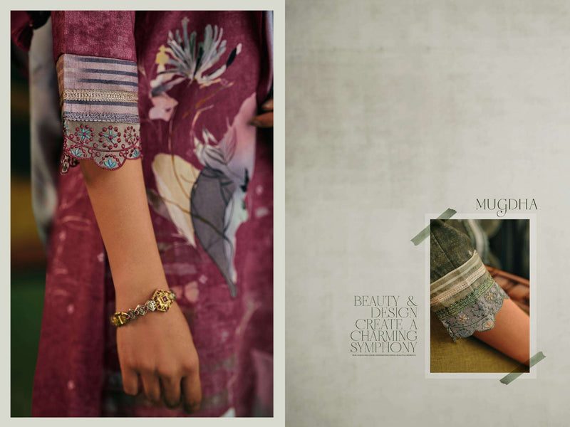 Jay Vijay Mugdha 3256 Premium Digital Print Embroidery Work Salwar Kameez