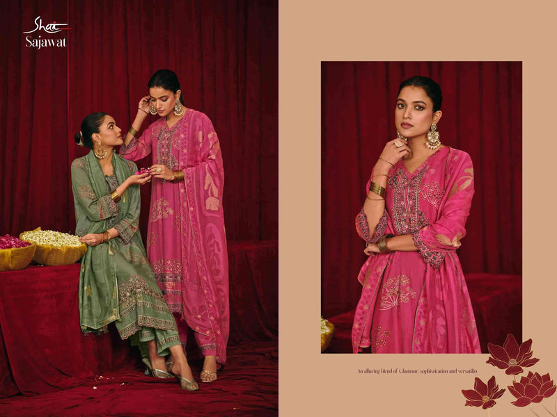 Jay Vijay Sajawat 3260 Premium Silk Embroidered Work Salwar Suit