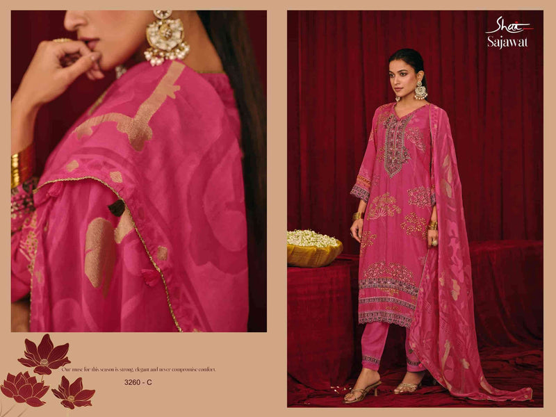 Jay Vijay Sajawat 3260 Premium Silk Embroidered Work Salwar Suit