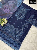 Jihan Firdous Ombre Lawn Collection Vol 3 Pure Cotton Embroidered Work Salwar Suit