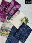 Jihan Firdous Ombre Lawn Collection Vol 3 Pure Cotton Embroidered Work Salwar Suit