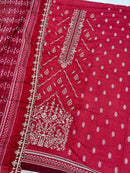 Jihan Bin Saeed Vol 18 Pure Lawn Print Embroidered Work Salwar Kameez