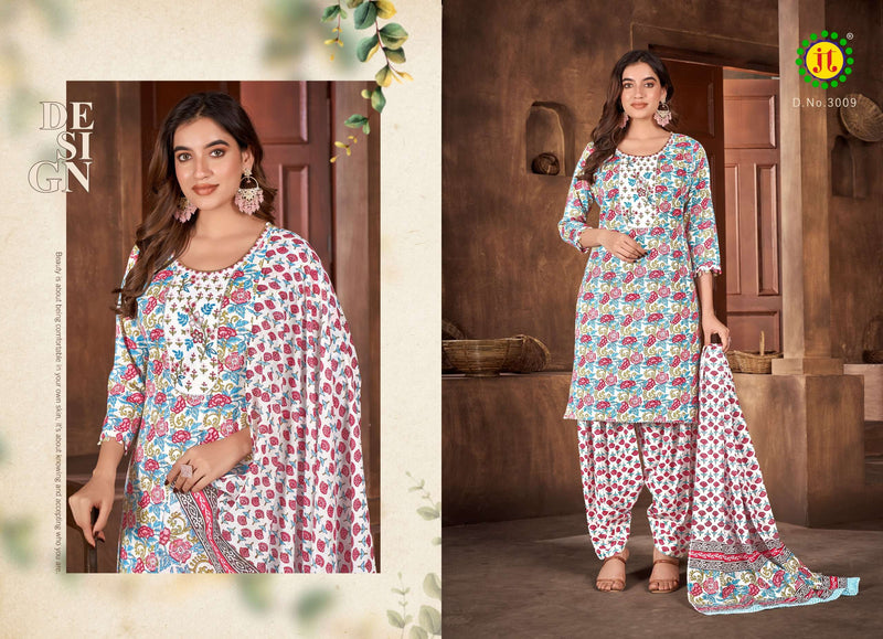 Jt Zara Vol 3 Cotton Printed Designer Daily Wear Salwar Kameez