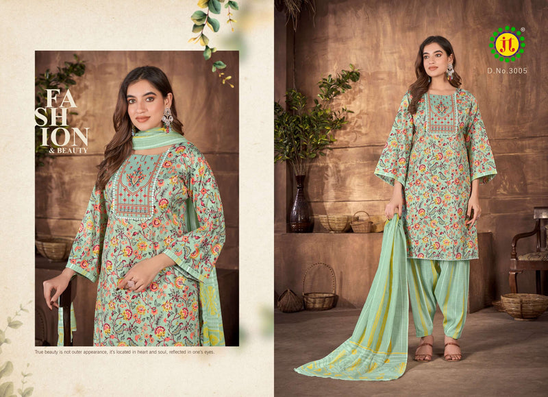 Jt Zara Vol 3 Cotton Printed Designer Daily Wear Salwar Kameez