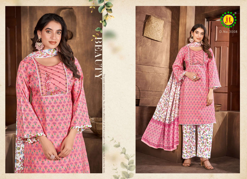 Jt Zara Vol 3 Cotton Printed Designer Daily Wear Salwar Kameez