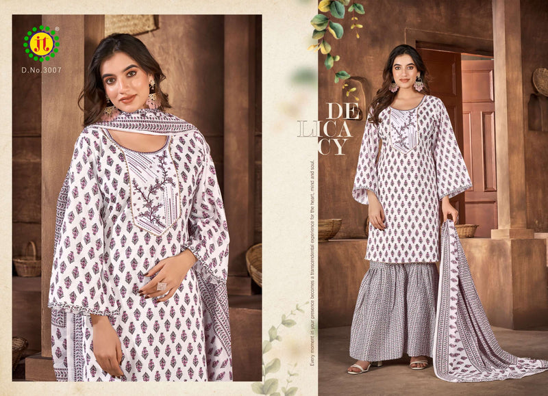 Jt Zara Vol 3 Cotton Printed Designer Daily Wear Salwar Kameez