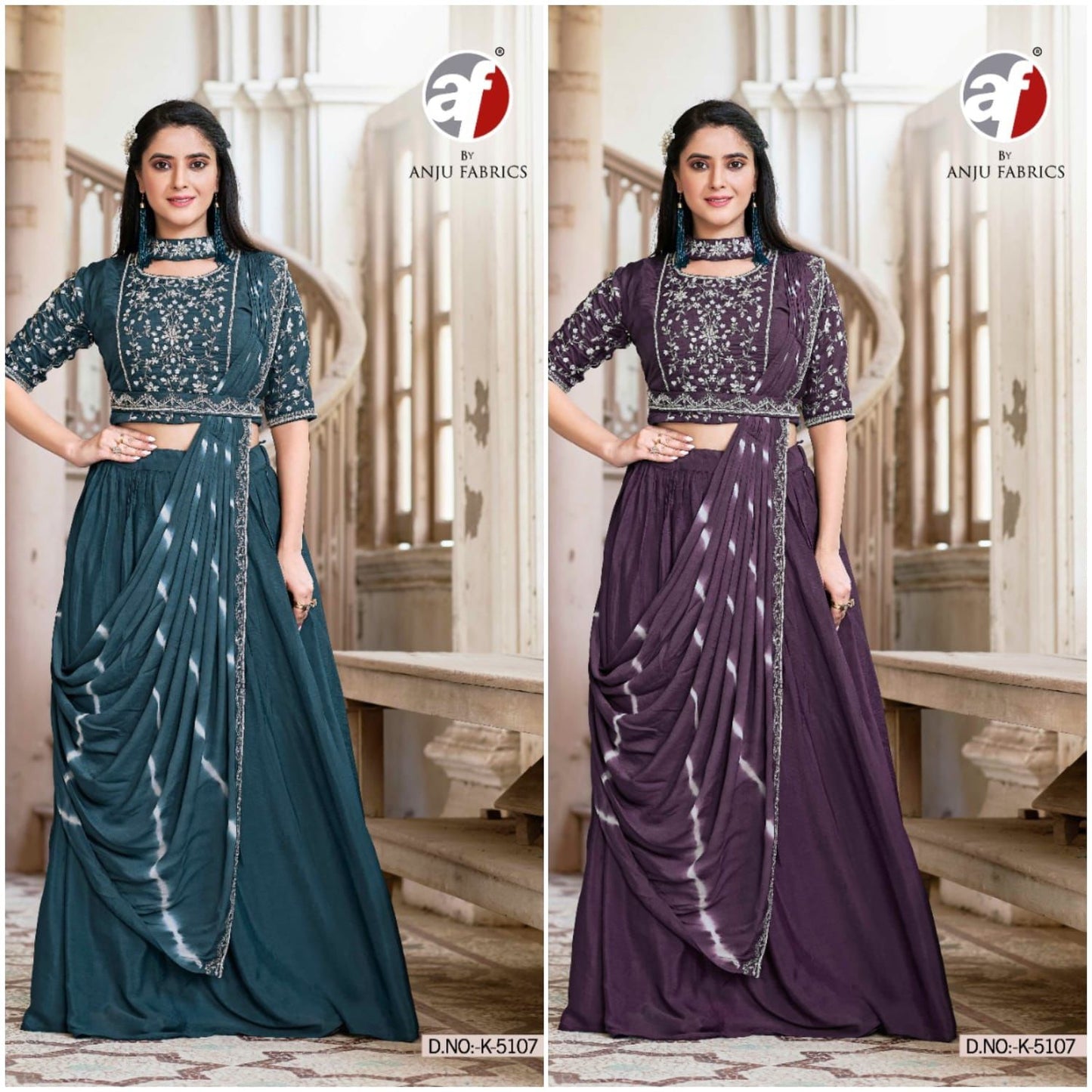 Anju fabrics D No K 1507 Silk Heavy Designer Party Wear Suit Collection