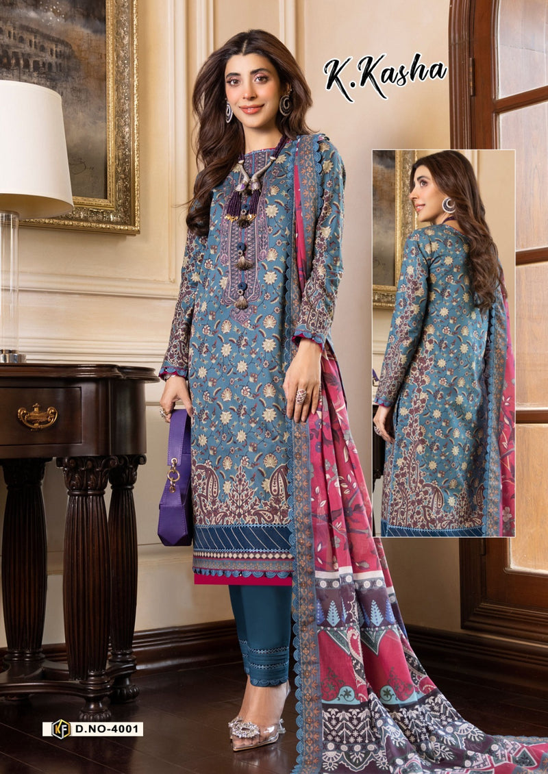 Keval Fab K Kasha Vol 4 Cotton Printed Designer Salwar Kameez