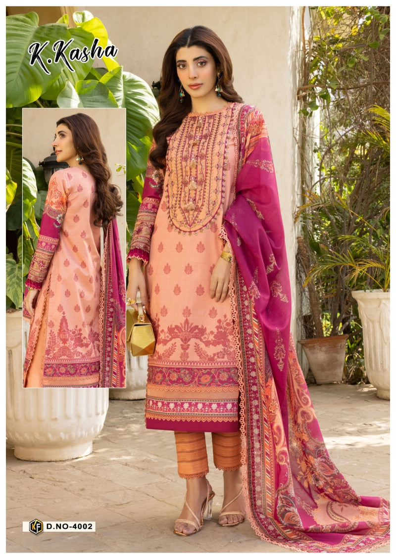 Keval Fab K Kasha Vol 4 Cotton Printed Designer Salwar Kameez