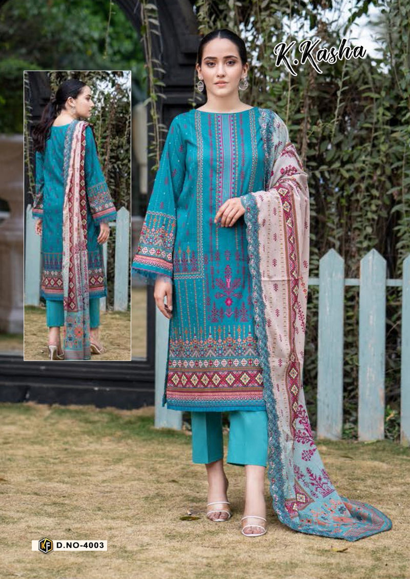 Keval Fab K Kasha Vol 4 Cotton Printed Designer Salwar Kameez