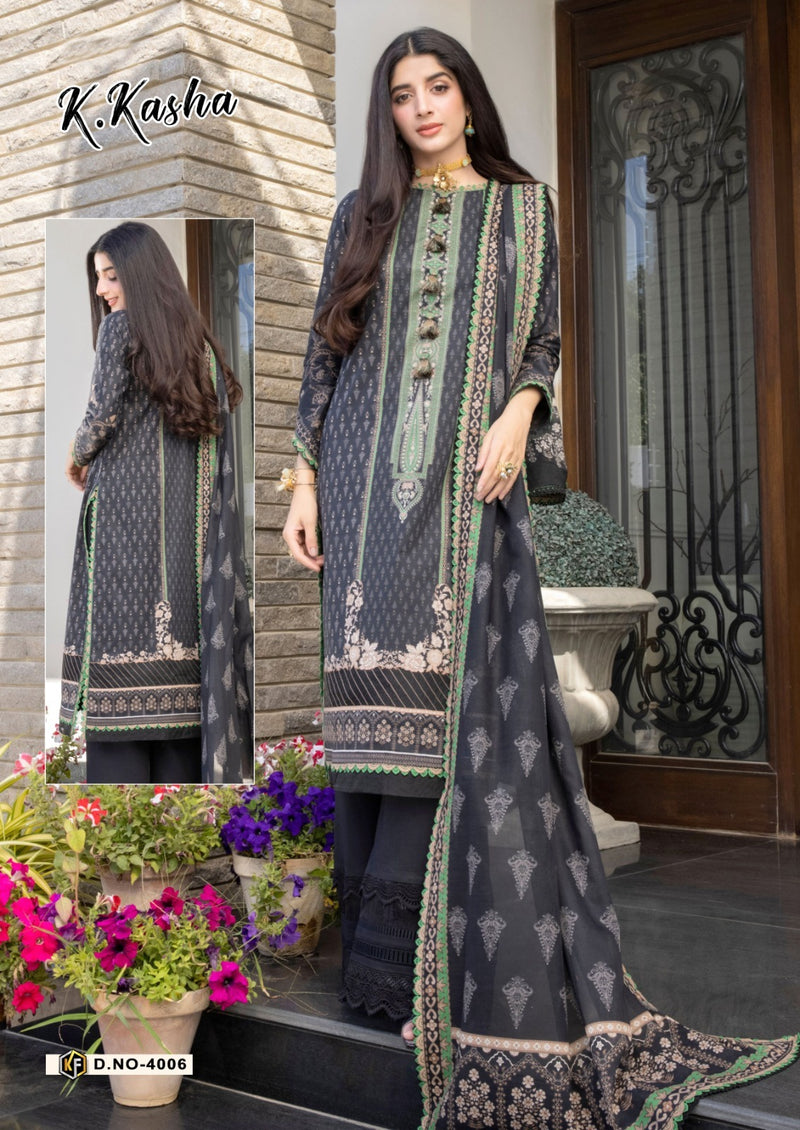 Keval Fab K Kasha Vol 4 Cotton Printed Designer Salwar Kameez