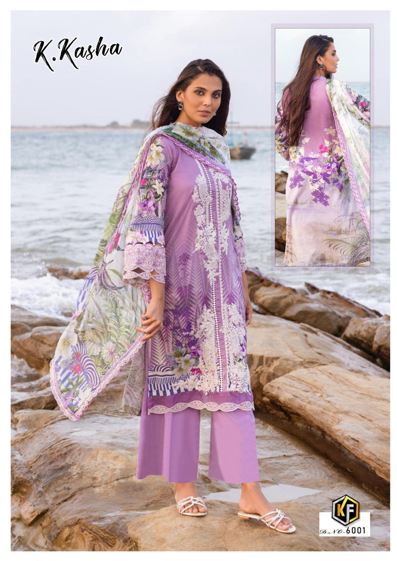 Keval K Kasha Vol 6 Cotton Karachi Style Printed Salwar Kameez Collection