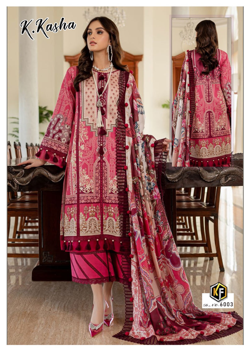 Keval K Kasha Vol 6 Cotton Karachi Style Printed Salwar Kameez Collection