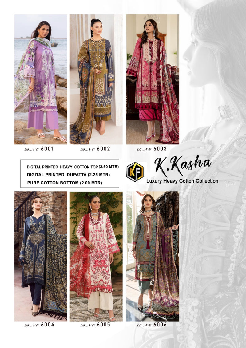 Keval K Kasha Vol 6 Cotton Karachi Style Printed Salwar Kameez Collection