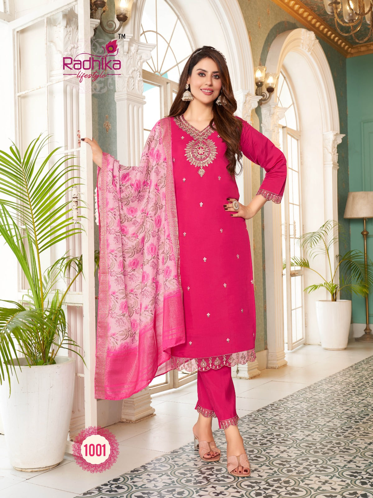 Radhika Lifestyle Kasturi Vol 1 Silk Embroidery Work Exclusive Kurti Collection