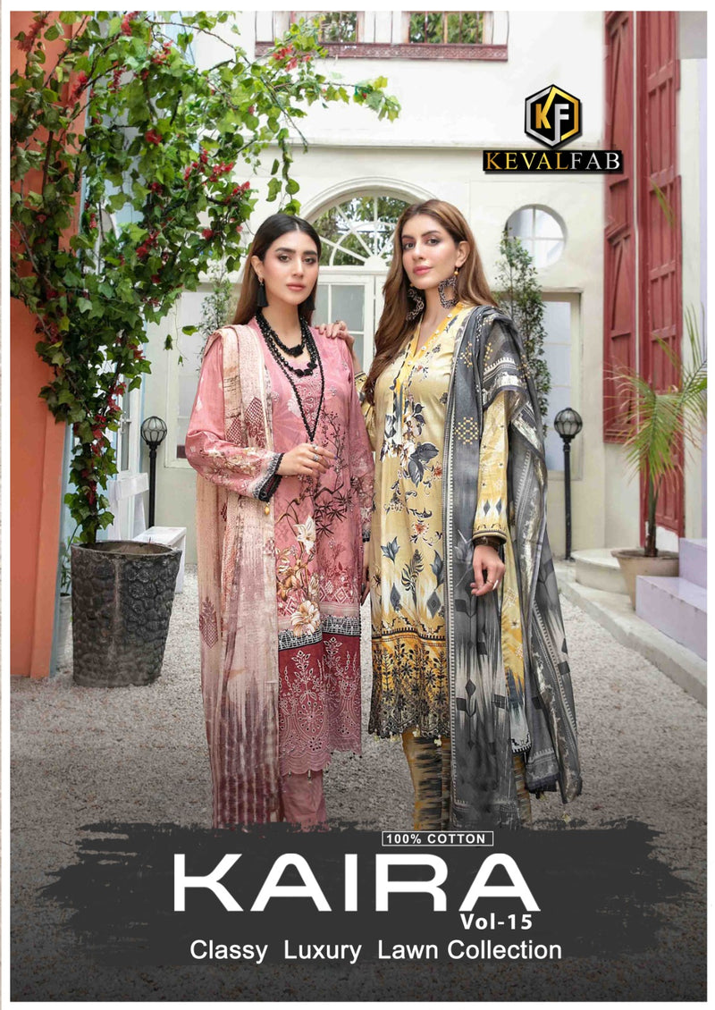 Keval Fab Kaira Vol 15 Cotton Karachi Style Print Salwar Kameez