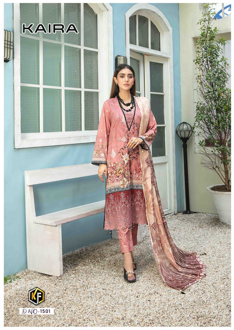 Keval Fab Kaira Vol 15 Cotton Karachi Style Print Salwar Kameez