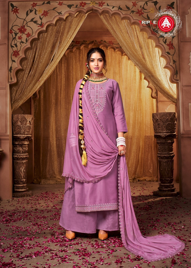 Kalarang Fashion Kritika Silk Cotton Fancy Designer Work Salwar Suits