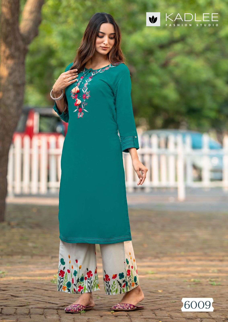 Kadlee Fashion Kaveri Vol 2 Heavy Rayon Embroidered Kurti