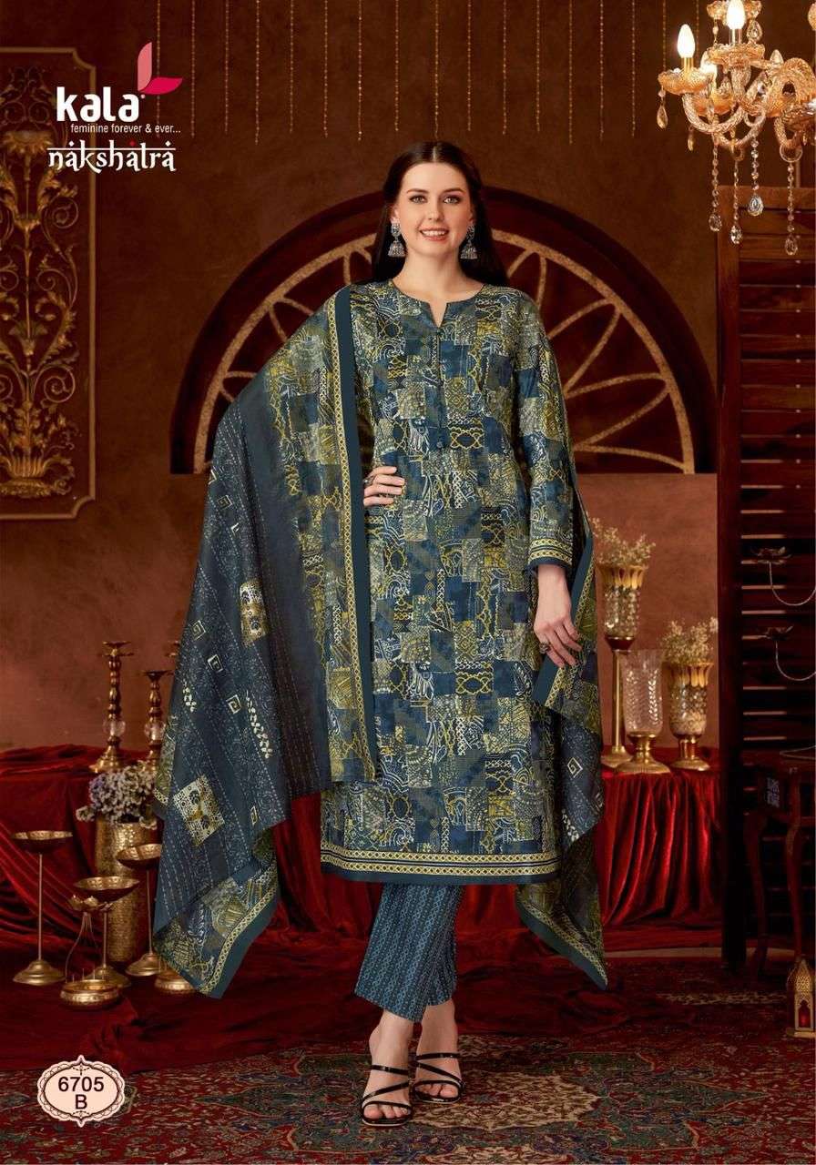 Kala Fashion Nakshatra Vol 3 Pure Cotton Batik Print Casual Wear Suit