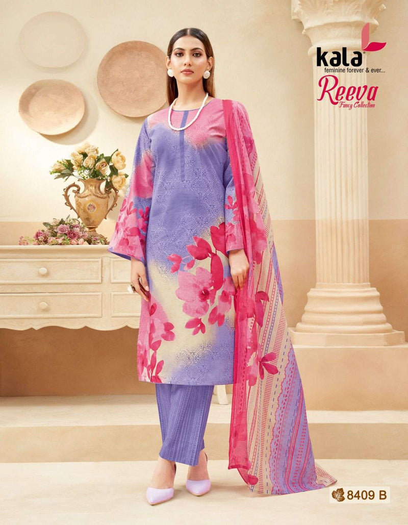 Kala Fashion Reeva Premium Cotton Printed Casual Wear Salwar Suit