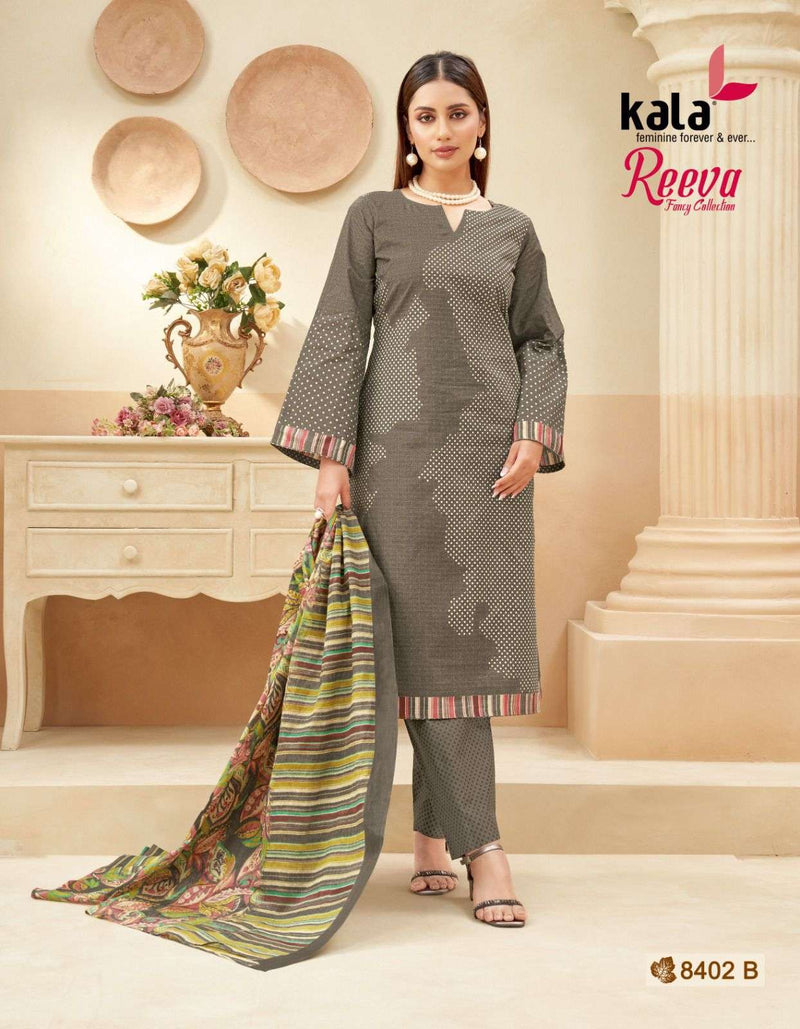 Kala Fashion Reeva Premium Cotton Printed Casual Wear Salwar Suit