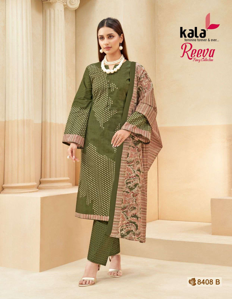 Kala Fashion Reeva Premium Cotton Printed Casual Wear Salwar Suit