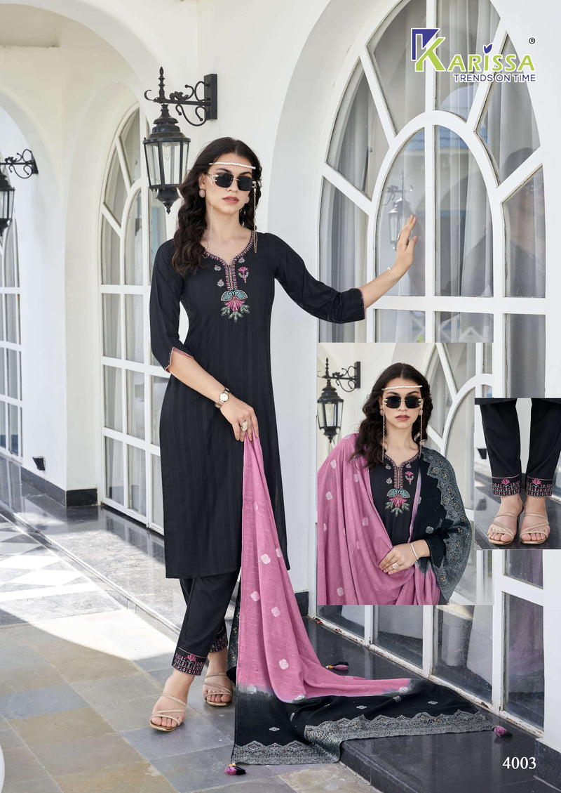 Karissa Opel Vol 4 Liva Premium Rayon Pure Viscose Rayon Fancy Kurti