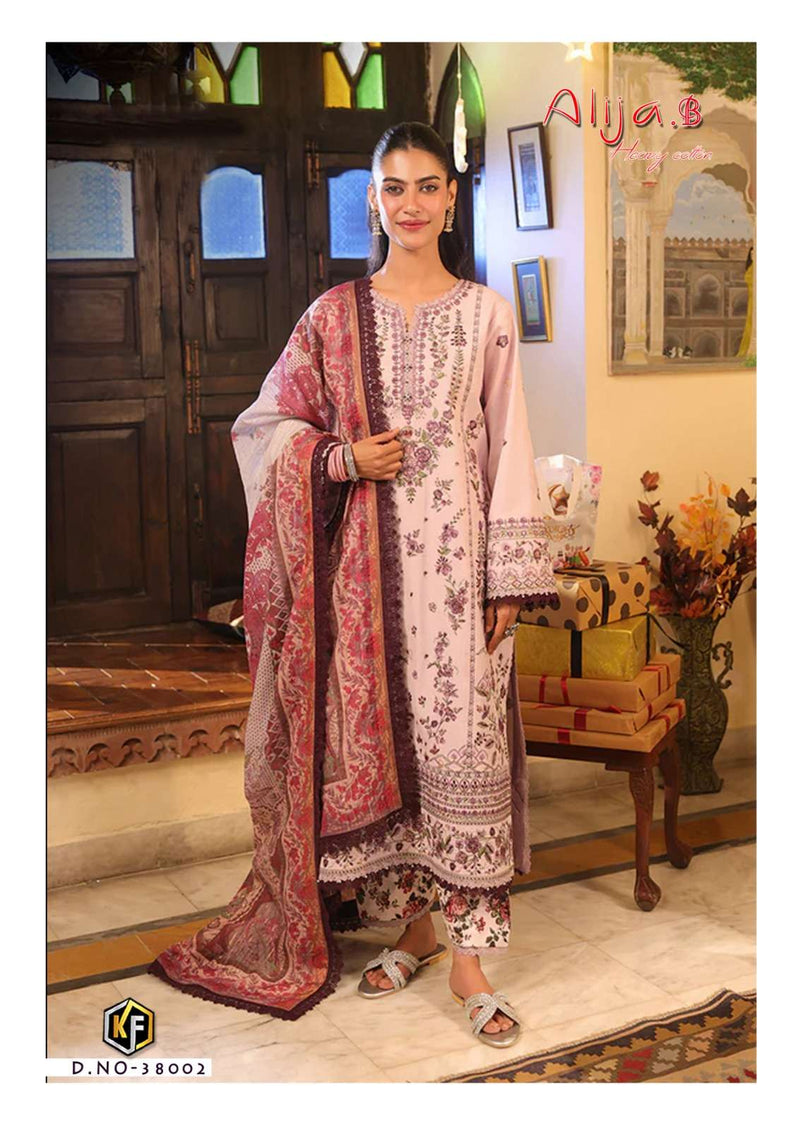 Keval Fab Alija B Vol 38 Luxury Lawn Karachi Printed Designer Pret Kurti