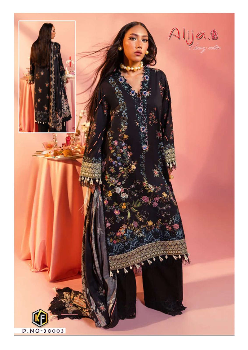 Keval Fab Alija B Vol 38 Luxury Lawn Karachi Printed Designer Pret Kurti