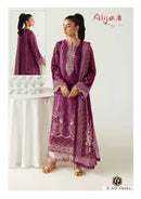 Keval Fab Alija B Vol 38 Luxury Lawn Karachi Printed Designer Pret Kurti