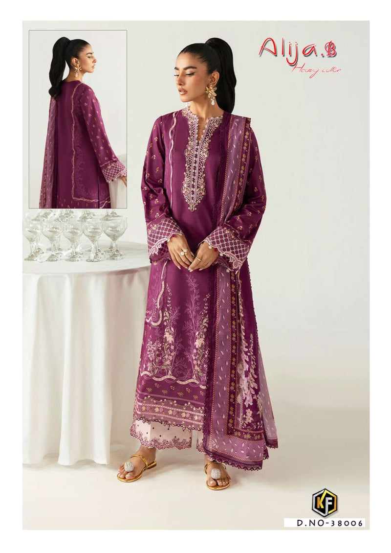 Keval Fab Alija B Vol 38 Luxury Lawn Karachi Printed Designer Pret Kurti