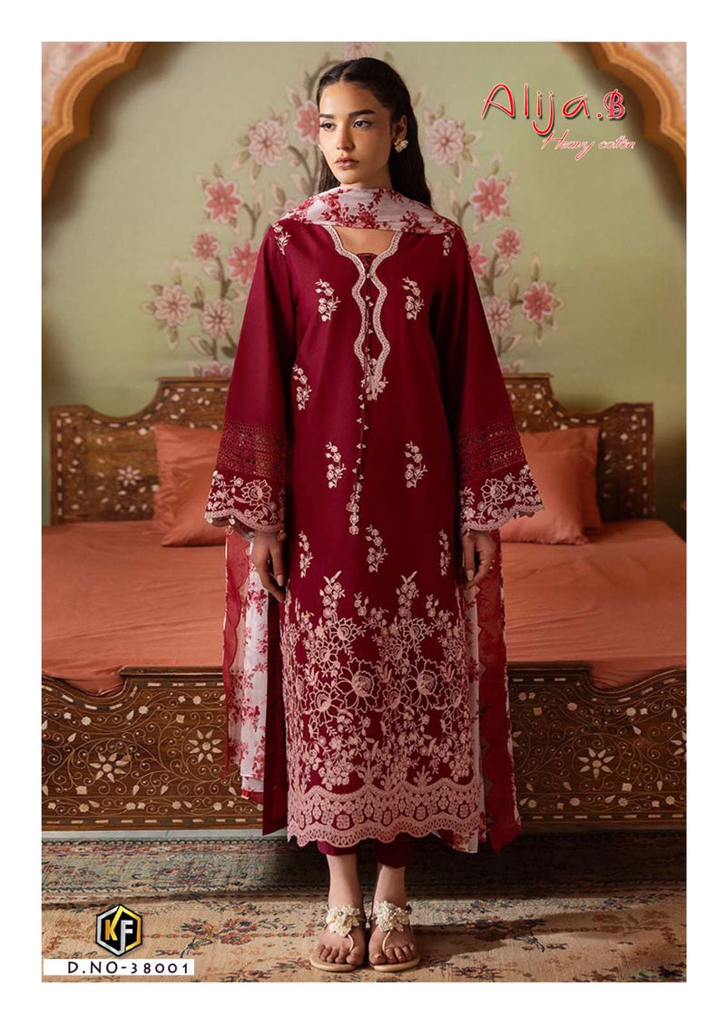 Keval Fab Alija B Vol 38 Luxury Lawn Karachi Printed Designer Pret Kurti