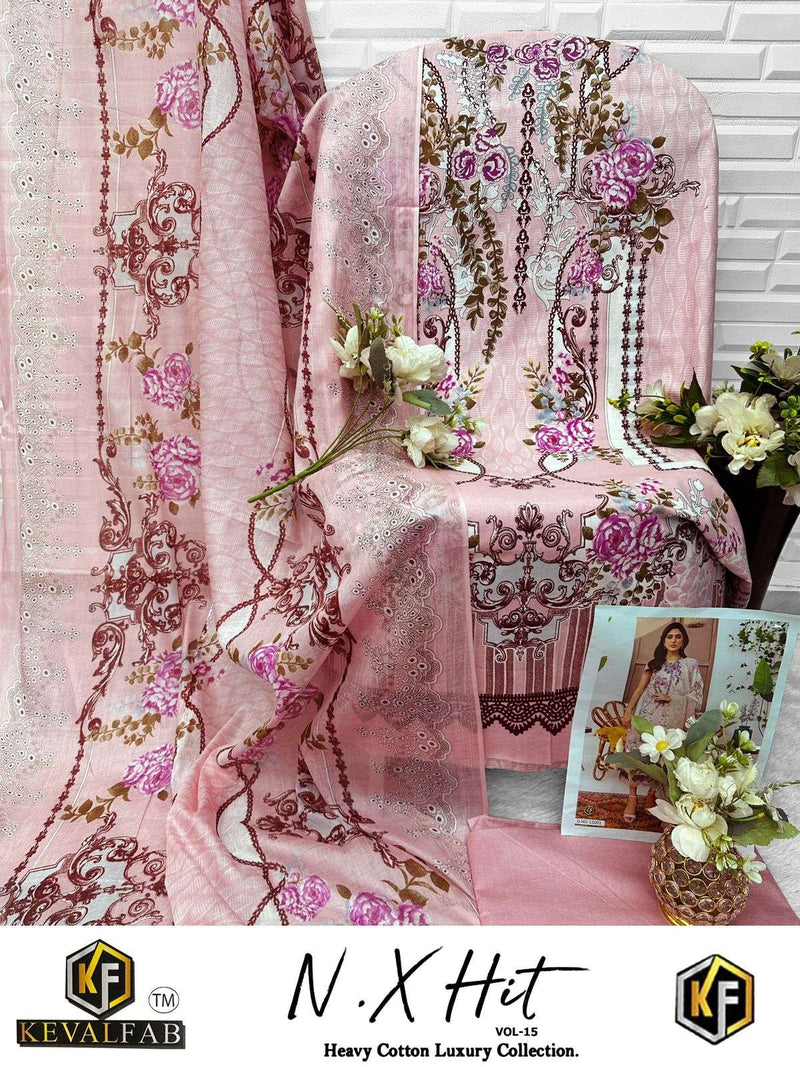 Keval Fab K Kasha Nx Hit Vol 15 Pure Cotton Printed Salwar Suit
