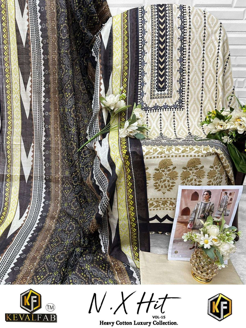 Keval Fab K Kasha Nx Hit Vol 15 Pure Cotton Printed Salwar Suit
