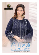 Keval Fab Alija B Vol 38 Heavy Cotton Printed Karachi Suit